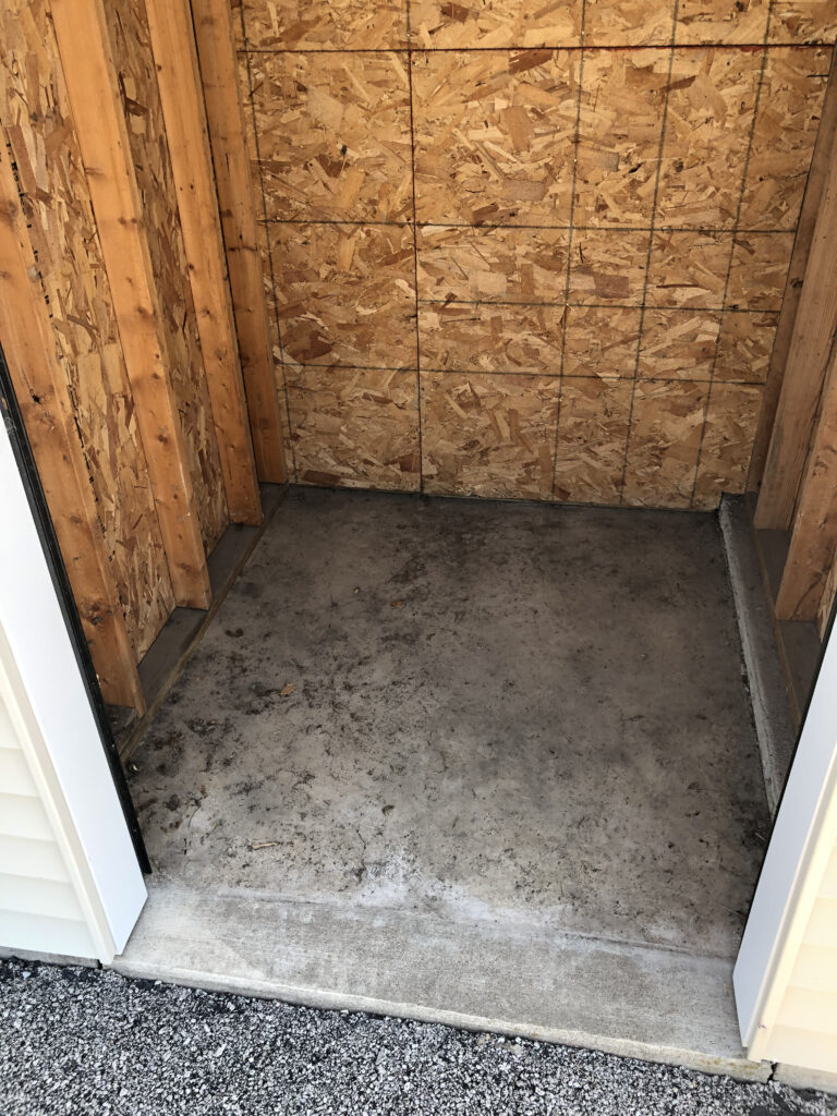 5' x 5' Storage Unit floor