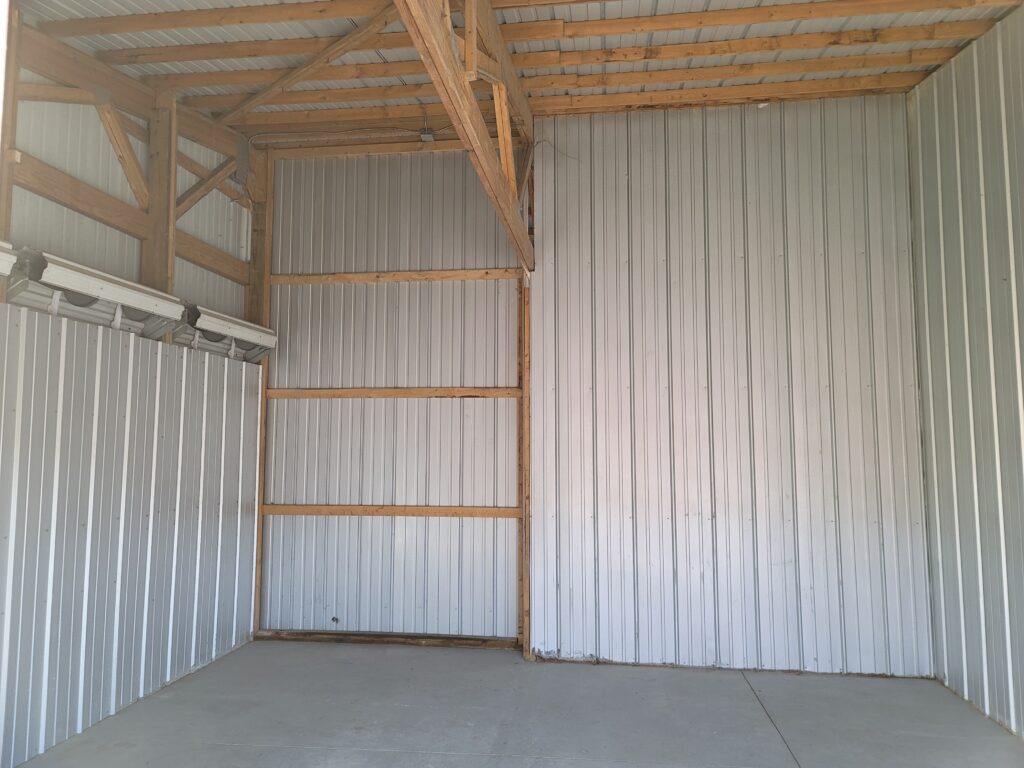 Inside 18' × 19' Storage Unit (#23) in Davenport, Iowa