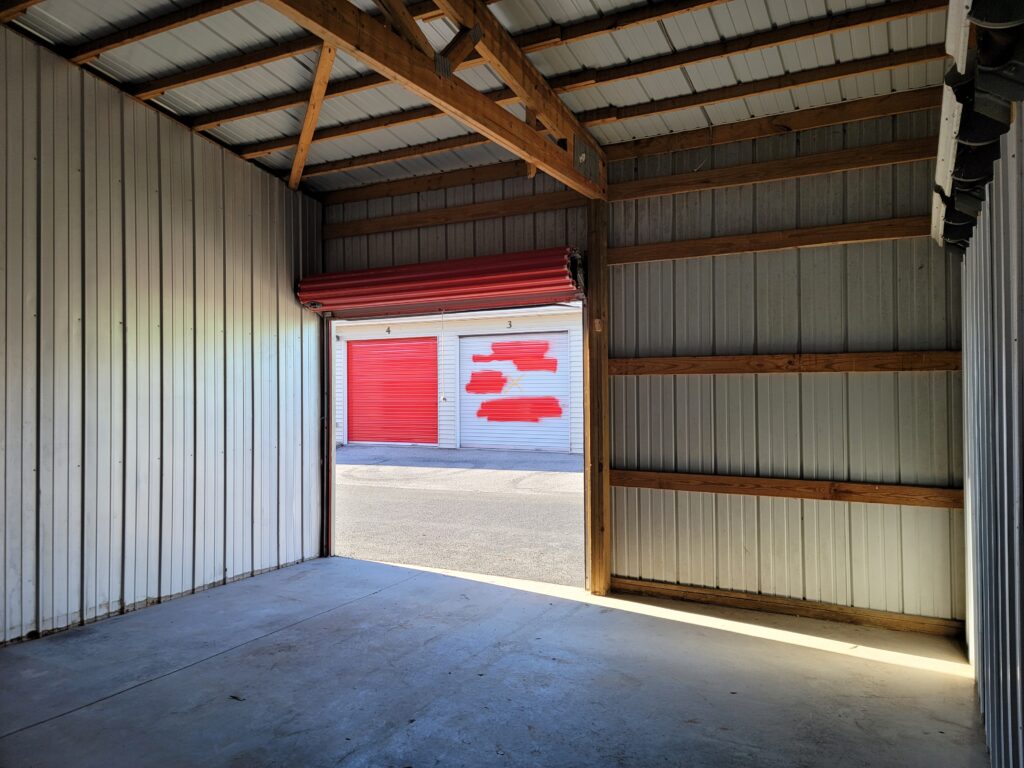 Inside 18' × 19' Storage Unit (#23) in Davenport, Iowa