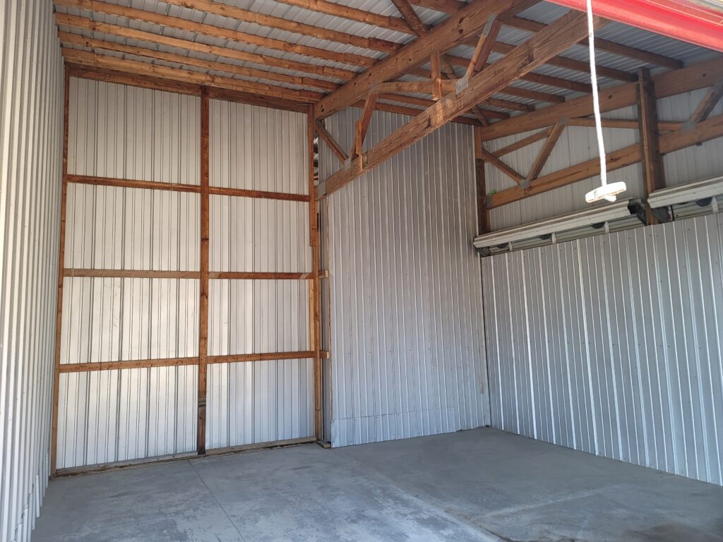 Inside 18' × 19' Storage Unit (#30) in Davenport, Iowa
