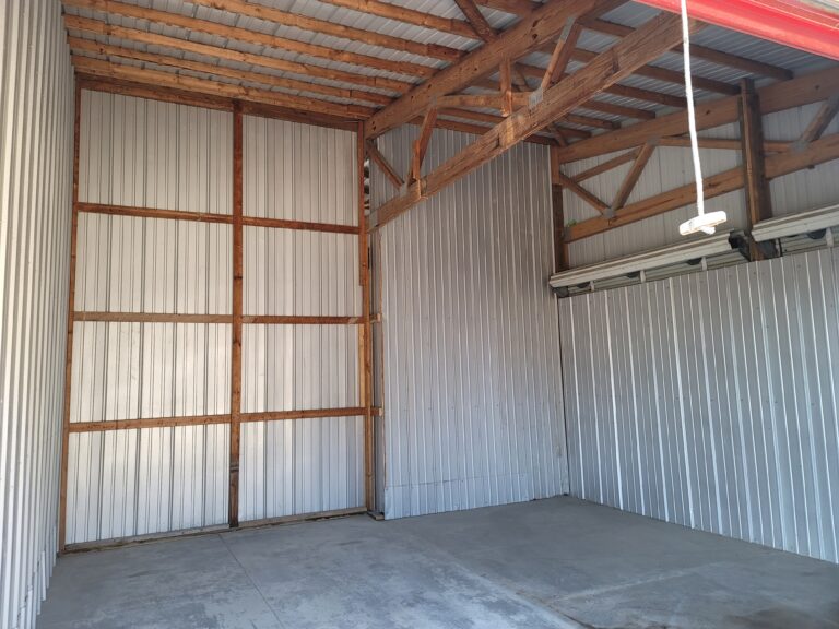 Inside 18' × 19' Storage Unit (#30) in Davenport, Iowa