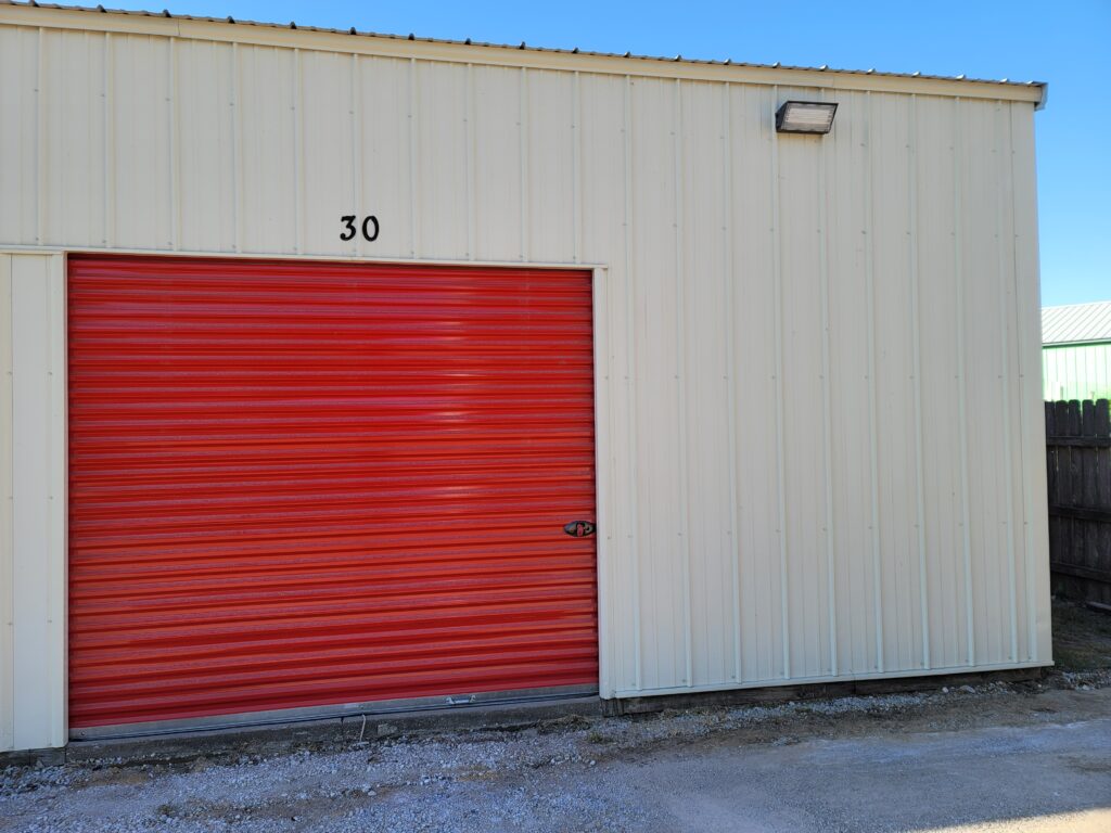 Inside 18' × 19' Storage Unit (#30) in Davenport, Iowa