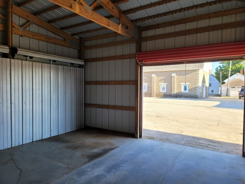 Inside 18' × 19' Storage Unit (#30) in Davenport, Iowa