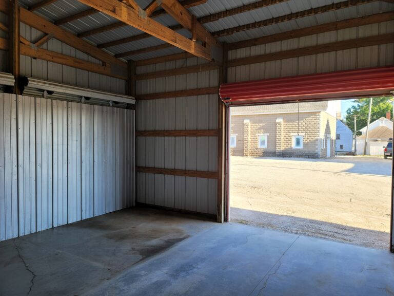 Inside 18' × 19' Storage Unit (#30) in Davenport, Iowa