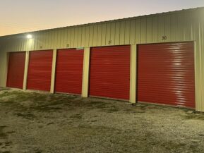 19' x 19' storage unit at Red Barn Storage in Davenport, Iowa