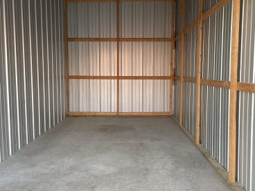 Inside large Storage Unit at Red Barn Storage in Davenport, Iowa