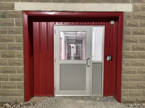 Red Barn Storage Climate Controlled Units view though door